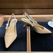 Dior J’adior Slingback Pump Beige Fabric 6.5cm - 2