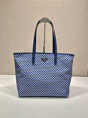 Prada Symbole Shopping Blue Bag 33x29x14cm - 1