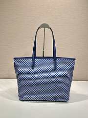 Prada Symbole Shopping Blue Bag 33x29x14cm - 5