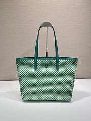 Prada Symbole Shopping Green Bag 33x29x14cm - 1