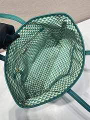 Prada Symbole Shopping Green Bag 33x29x14cm - 6