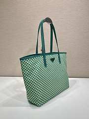Prada Symbole Shopping Green Bag 33x29x14cm - 4