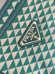 Prada Symbole Shopping Green Bag 33x29x14cm - 5