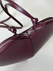 Alaia Le Coeur Shoulder Bag Red Wine 21x17x5cm - 3