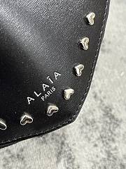 Alaia Le Coeur Studded Black Heart Bag 21x17x5cm - 6