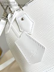 Louis Vuitton LV Alma BB White 23.5x17.5x11.5cm - 5