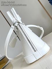 Louis Vuitton LV Alma BB White 23.5x17.5x11.5cm - 2