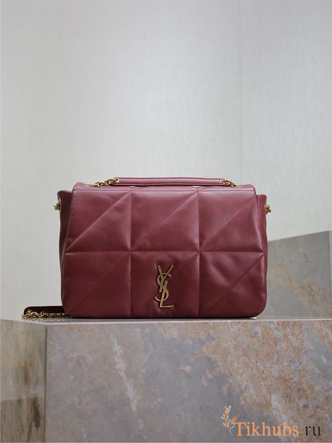 YSL Jamie 4.3 Bag Red Gold 29x21x9.5cm - 1