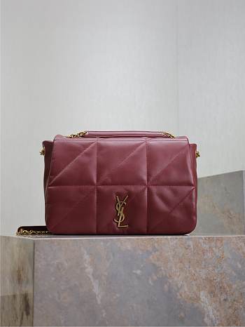 YSL Jamie 4.3 Bag Red Gold 29x21x9.5cm