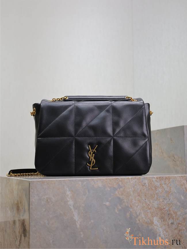 YSL Jamie 4.3 Bag Black Gold 29x21x9.5cm - 1