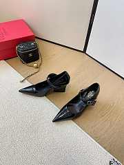 Valentino Black Patent Heel 8.5cm - 3