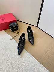 Valentino Black Patent Heel 8.5cm - 2