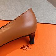 Hermes Kiara Brown Pump 4cm - 2