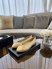 Chanel Ballerina Beige Flat - 1