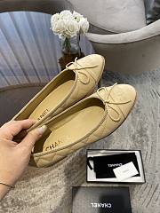 Chanel Ballerina Beige Flat - 5