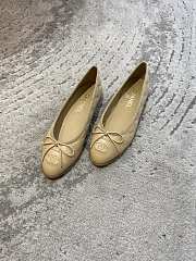 Chanel Ballerina Beige Flat - 3