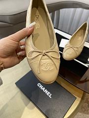 Chanel Ballerina Beige Flat - 2