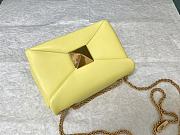 Valentino Garavani One Stud Yellow Bag 19x14x11cm - 4