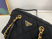 Prada Black Nylon Medium Shoulder Bag 27x10x20cm - 3