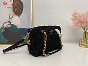 Prada Black Nylon Medium Shoulder Bag 27x10x20cm - 2