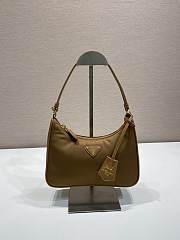 Prada Re-Edition 2005 Re-Nylon Bag Brown 22x18x6.5cm - 1