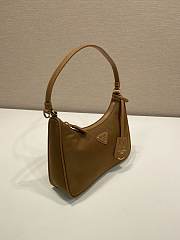 Prada Re-Edition 2005 Re-Nylon Bag Brown 22x18x6.5cm - 6