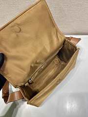 Prada Large Re-Nylon Padded Shoulder Bag Brown 23.5x18x11cm - 6