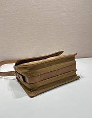 Prada Large Re-Nylon Padded Shoulder Bag Brown 23.5x18x11cm - 3