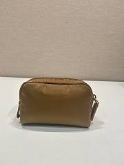 Prada Nylon Pouch Brown 12x8x3.5cm - 4