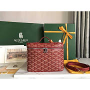 Goyard Muse Vanity Case Bag Red 16x14x20cm - 1