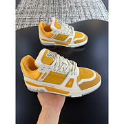 Louis Vuitton LV Trainer Sneakers Yellow - 1