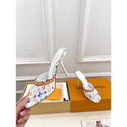 Louis Vuitton LV x TM 6AM White Mule 9cm - 3