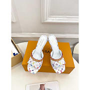 Louis Vuitton LV x TM 6AM White Mule 9cm - 2