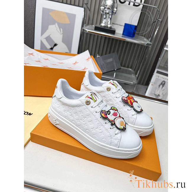 Louis Vuitton LV x TM Time Out White Sneaker - 1