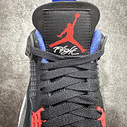 Air Jordan 4 Retro Black Blue Sneaker - 2