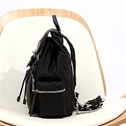 Burberry Medium Military Backpack Black 22x33cm - 5