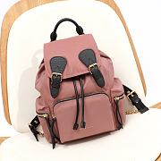 Burberry Medium Military Backpack Pink 22x33cm - 1
