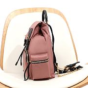 Burberry Medium Military Backpack Pink 22x33cm - 6