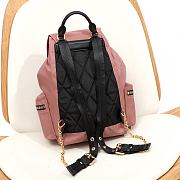 Burberry Medium Military Backpack Pink 22x33cm - 4