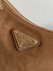 Prada Aimee Medium Suede Shoulder Bag 31x18x10cm - 2