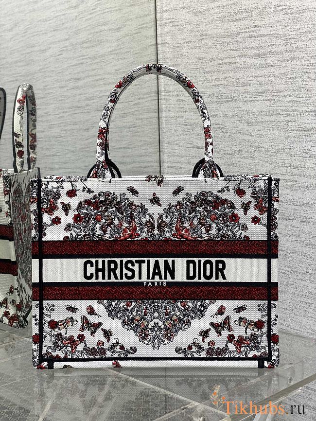 Dior Dioramour Medium Book Tote Latte Cœur des 36x18x28cm - 1