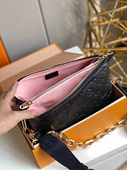 LV Coussin Black 26x20x15cm - 6