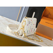 Louis Vuitton LV x TM Coussin PM White Multicolored 26x20x12cm - 2