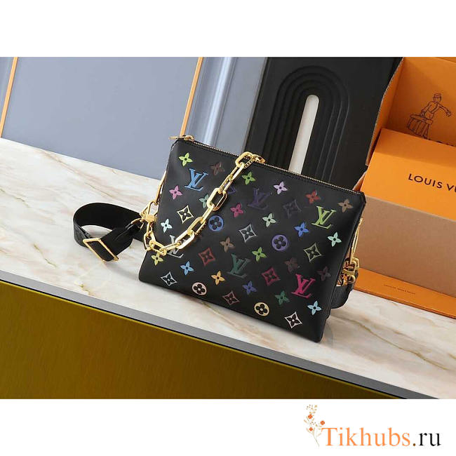 Louis Vuitton LV x TM Coussin PM Black Multicolored 26x20x12cm - 1