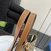 Gucci GG Emblem Medium Tote Bag Brown 38x25x15cm - 6