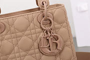 Dior Small Lady Bag Matte Pink 20cm  - 2