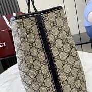 Gucci GG Emblem Medium Tote Bag Black 38x25x15cm - 3