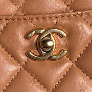 Chanel Shopping Tote Bag Caramel Lambskin Gold 32x24x12cm - 2