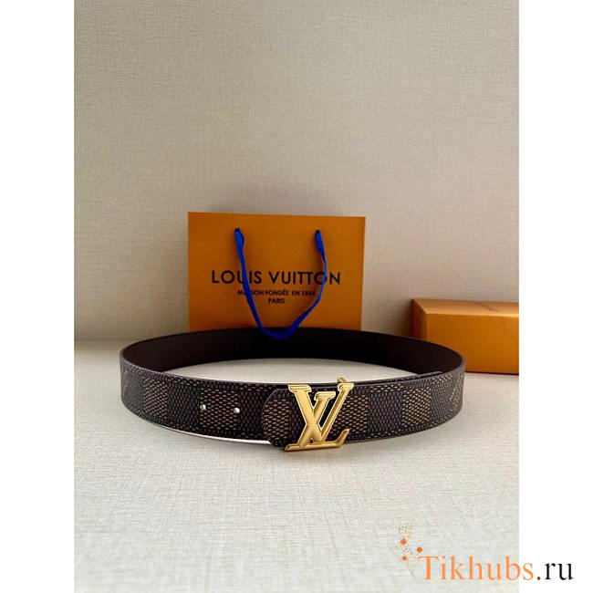 Louis Vuitton LV Heritage 35mm Reversible Belt Brown - 1