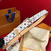 Louis Vuitton LV x TM LV D-Ring 30mm Belt White - 5